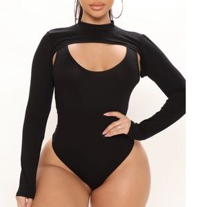 Fashion Nova black bodysuit